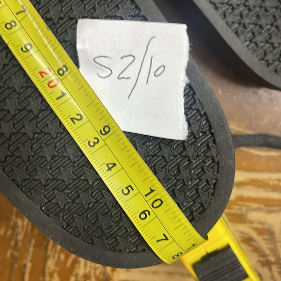 NWT TRUE RELIGION RHINESTONE SANDALS  Slipper Slide black crystal Swarovski - Picture 13 of 13